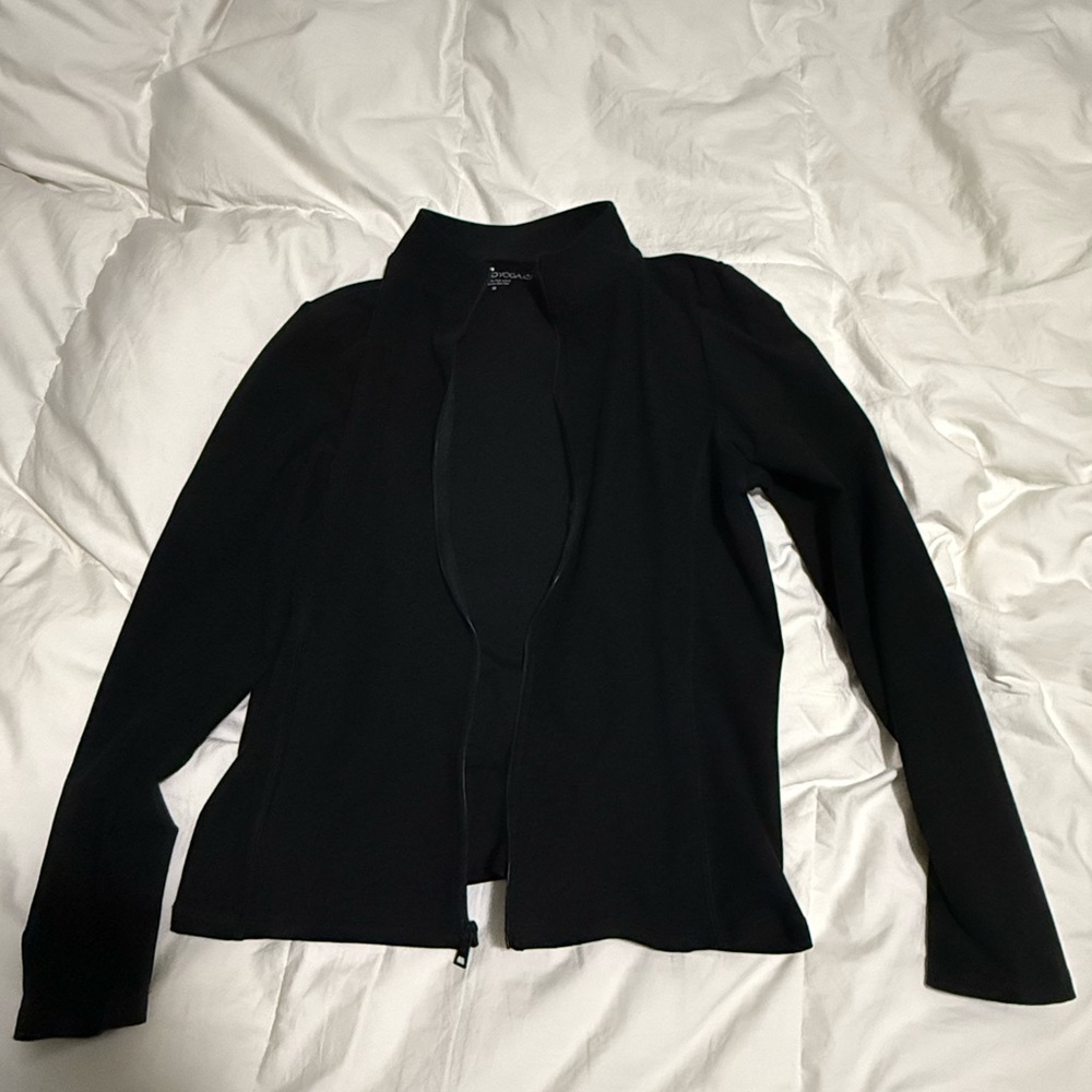 Beyond Yoga Charcoal Zip-Up Jacket Size M Medium